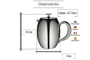 Veohome - Cafetière à piston 0.75 L test